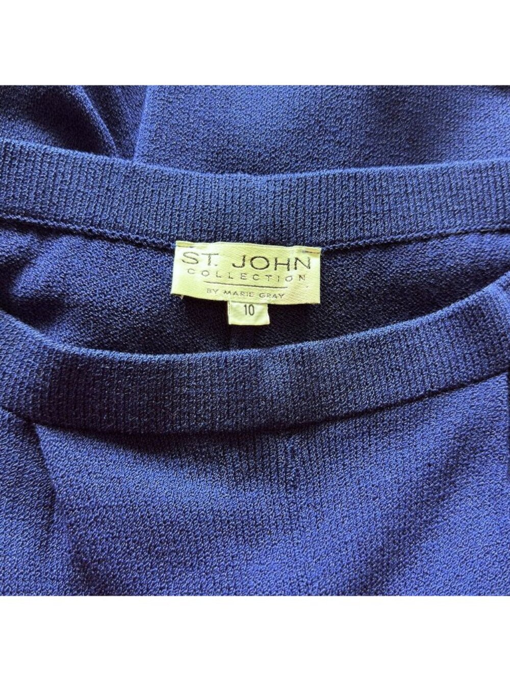 St. John Pants Only Size 10 Marie Gray Collection Royal Blue Sant - Picture 7 of 12